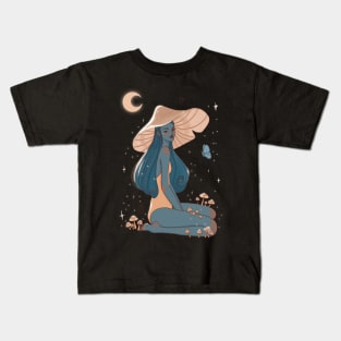 Mushroom girl Kids T-Shirt